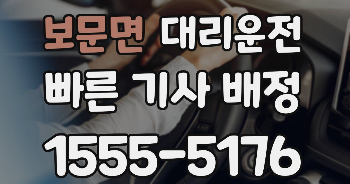 일일대리기사