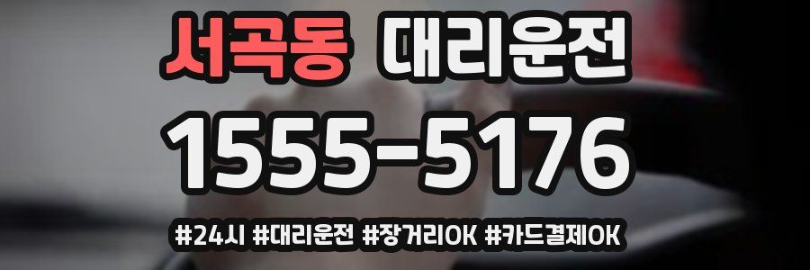 서곡동 대리운전