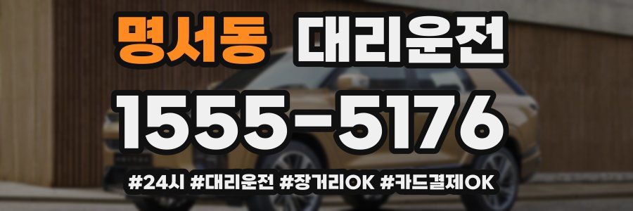 명서동 대리운전