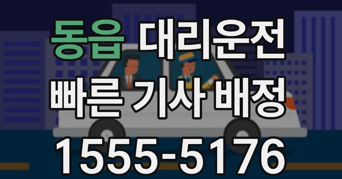 일일대리기사