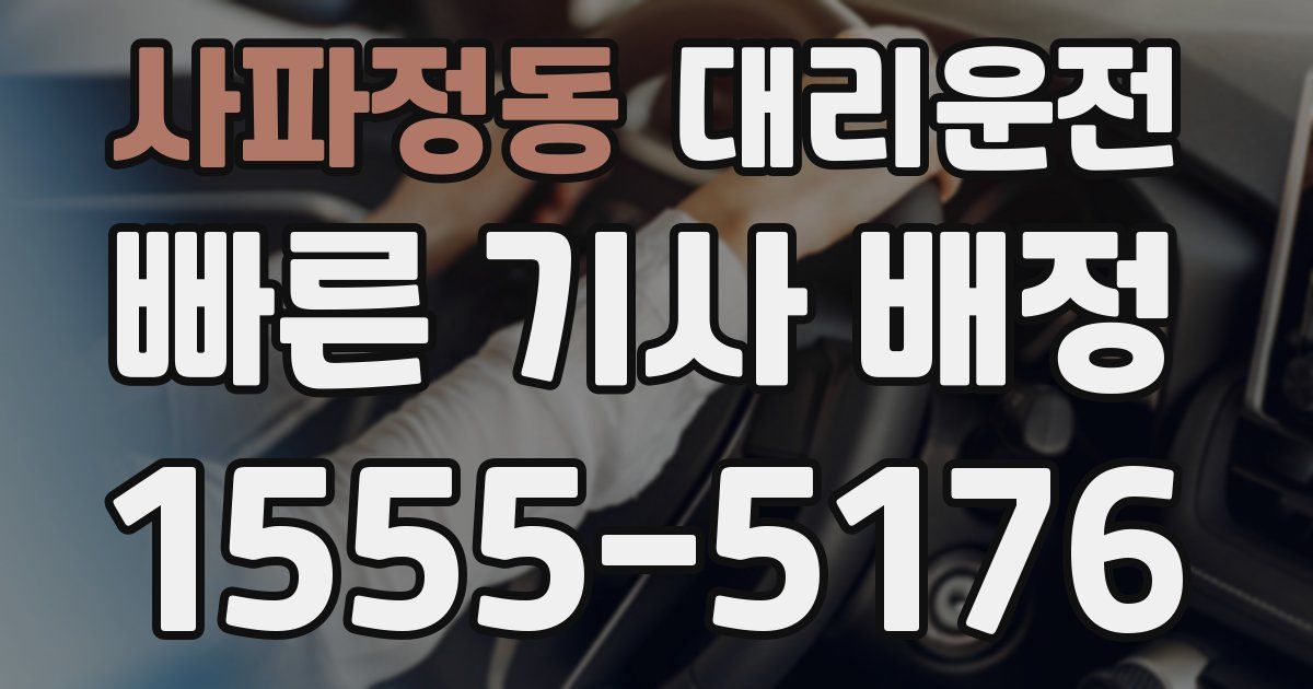일일대리기사