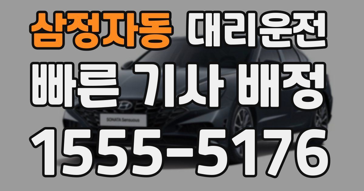 일일대리기사