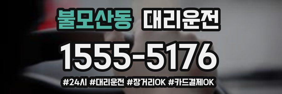 불모산동 대리운전