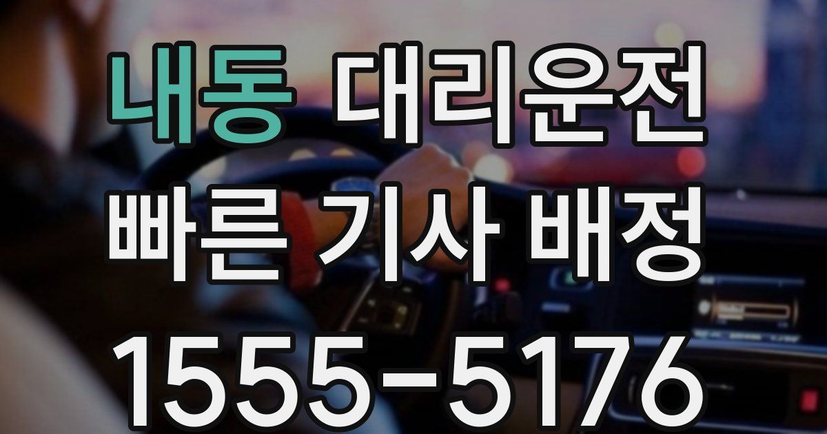 일일대리기사