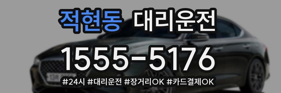 적현동 대리운전