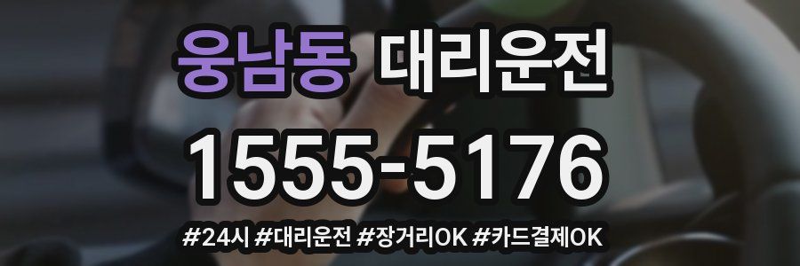 웅남동 대리운전