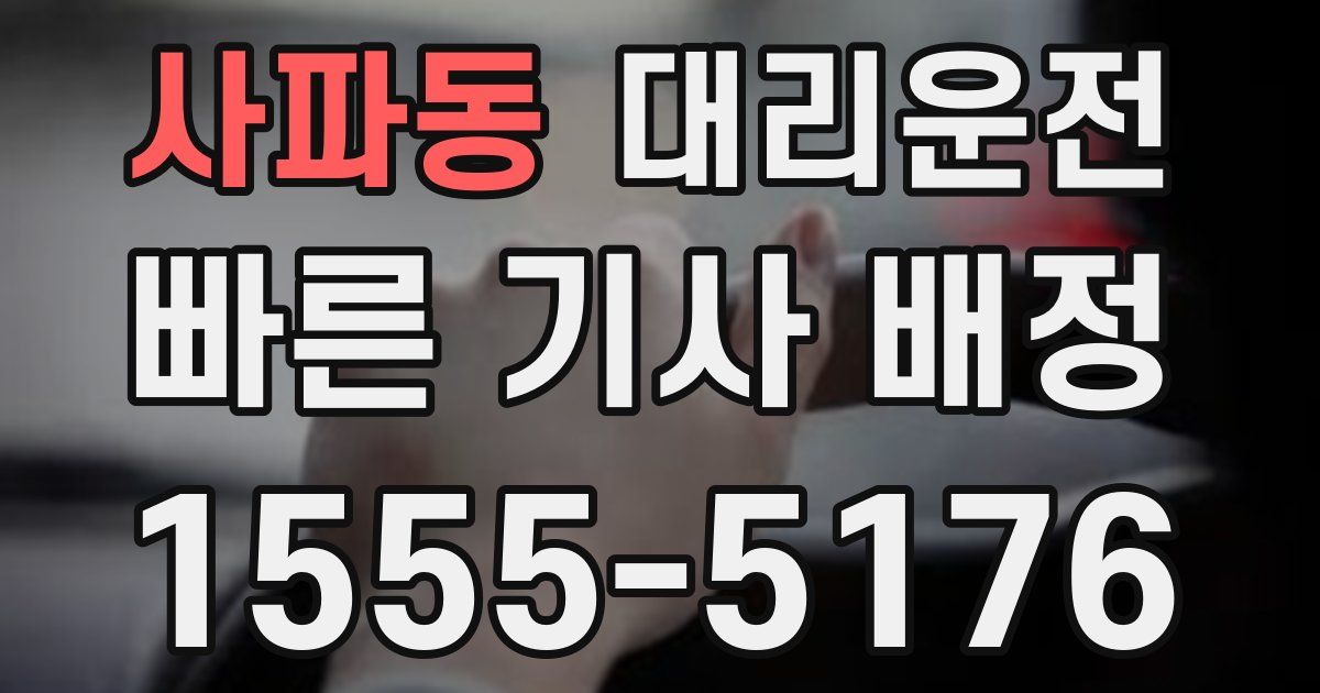 일일대리기사