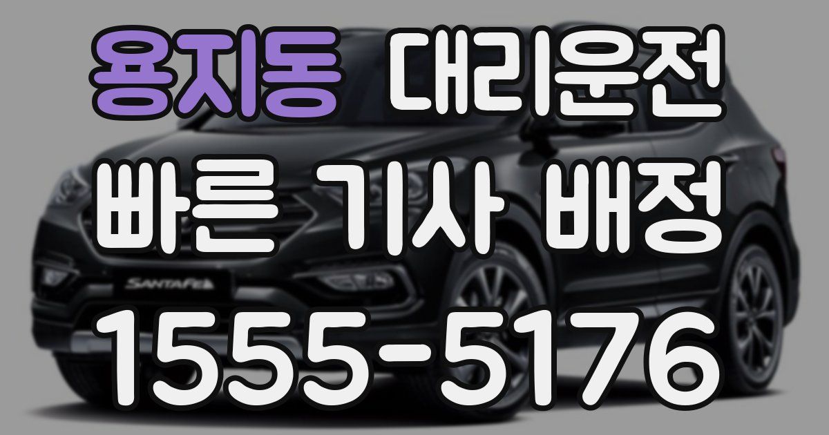 일일대리기사