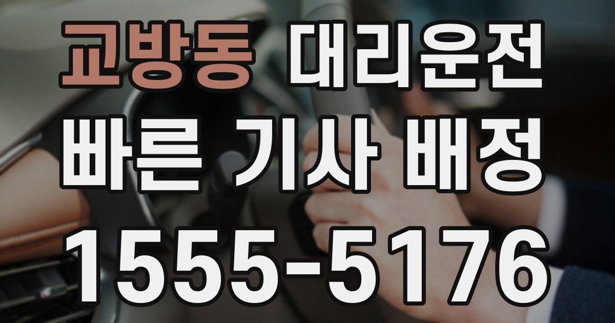 일일대리기사