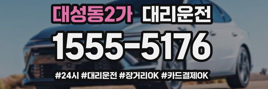 대성동2가 대리운전