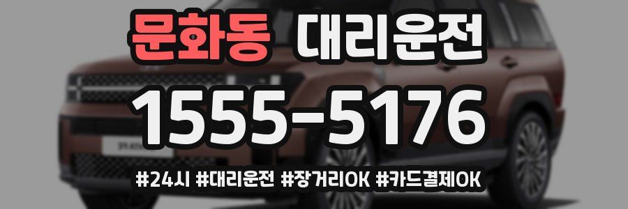 문화동 대리운전