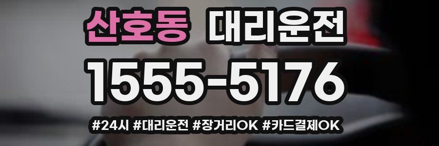 산호동 대리운전