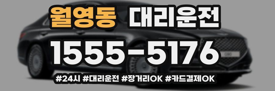 월영동 대리운전