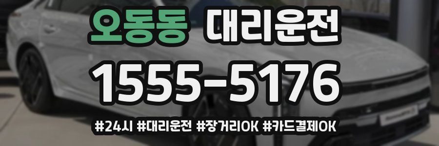 오동동 대리운전
