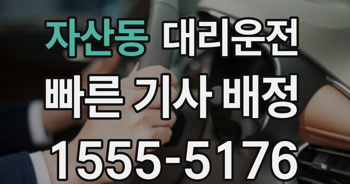 일일대리기사