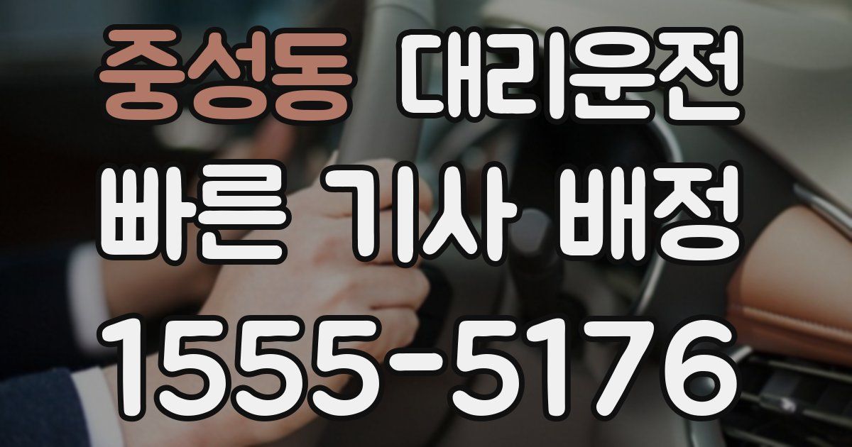 일일대리기사