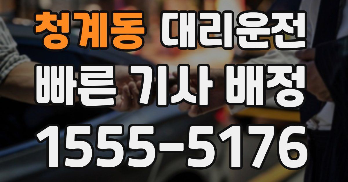 일일대리기사