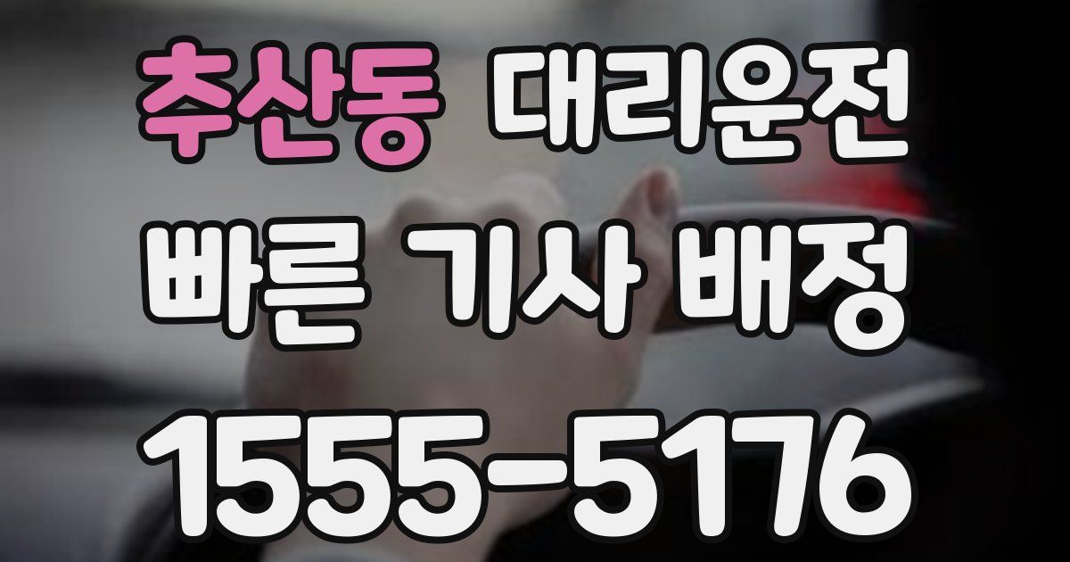 일일대리기사