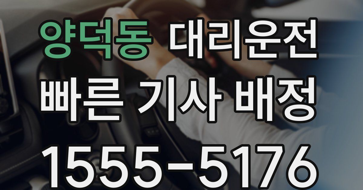 일일대리기사