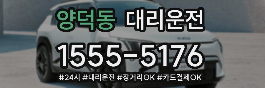 양덕동 대리운전