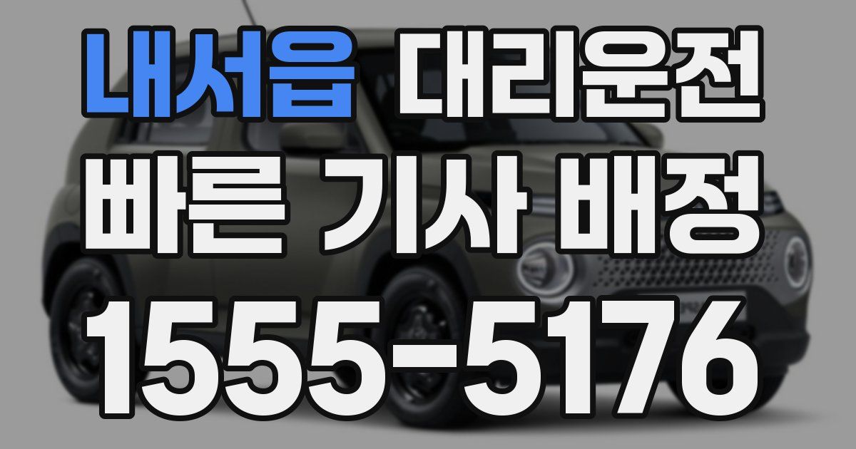 일일대리기사
