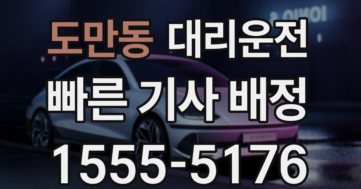 일일대리기사