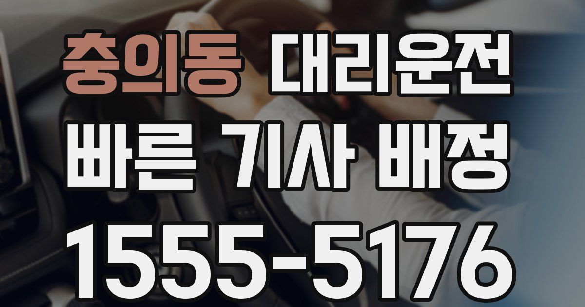일일대리기사