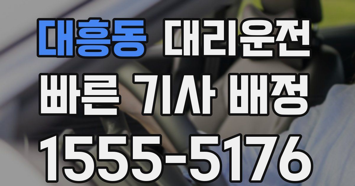 일일대리기사