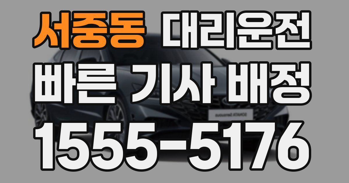 일일대리기사