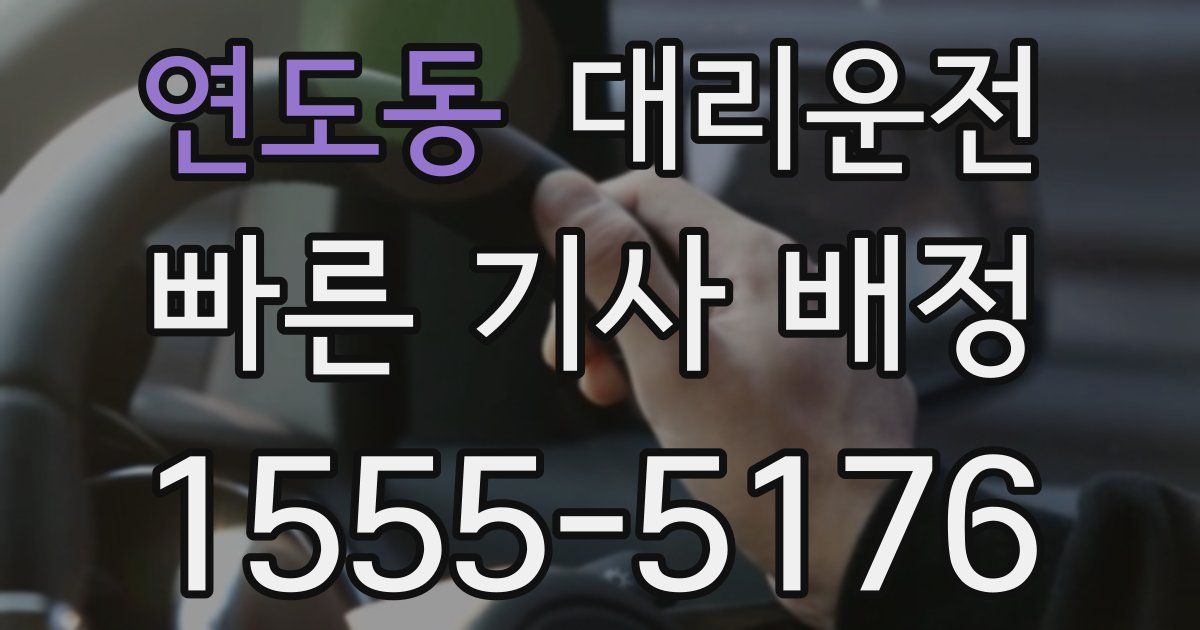 일일대리기사