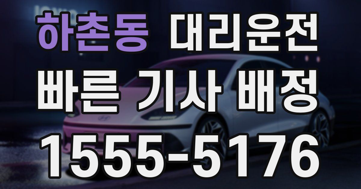 일일대리기사