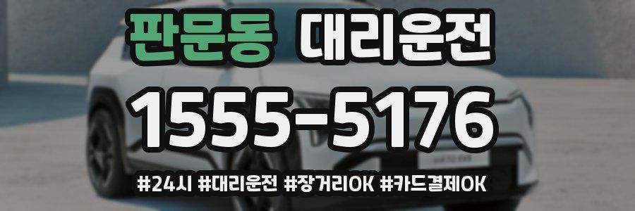 판문동 대리운전