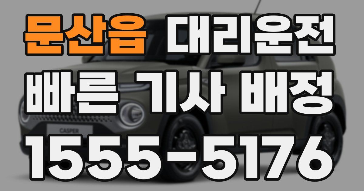 일일대리기사
