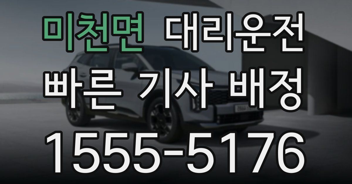 일일대리기사