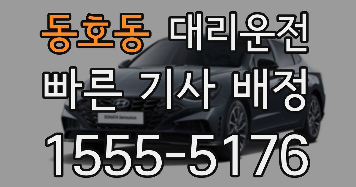 일일대리기사