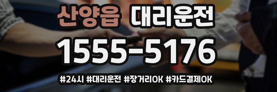 산양읍 대리운전