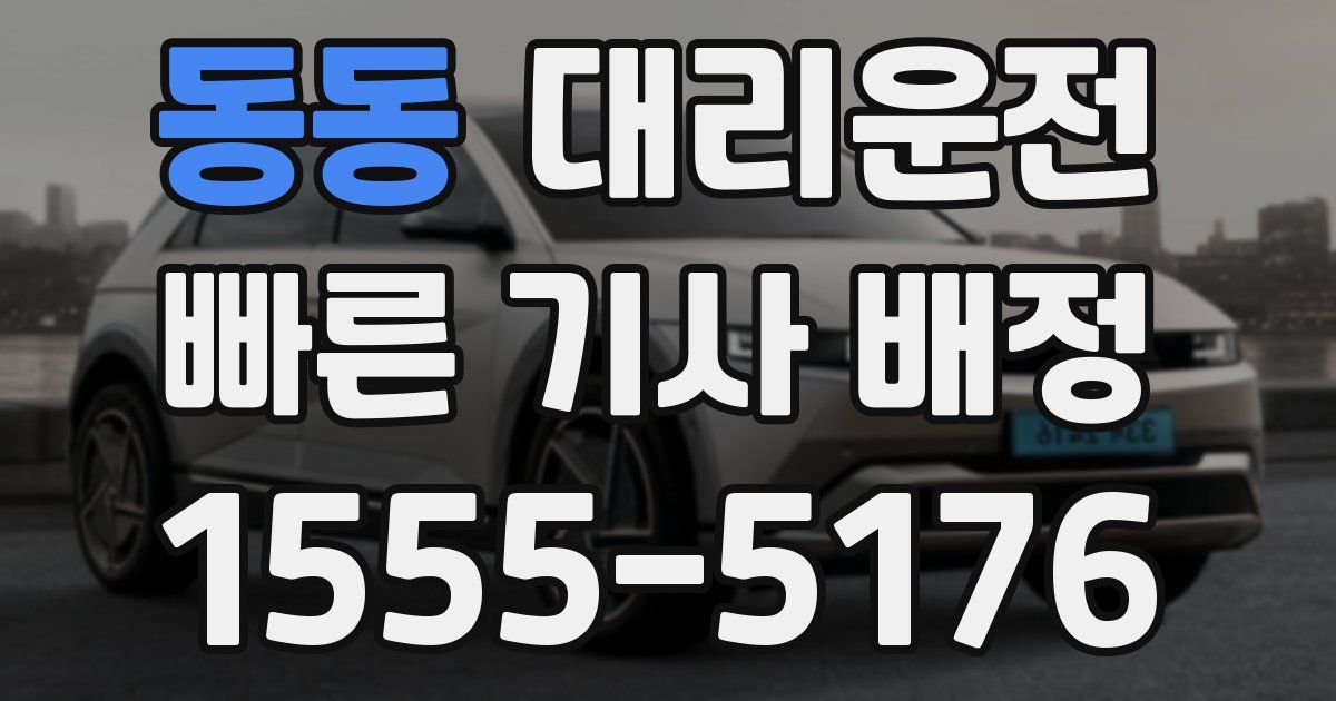 일일대리기사
