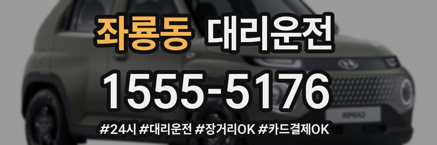 좌룡동 대리운전