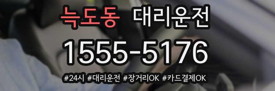 늑도동 대리운전