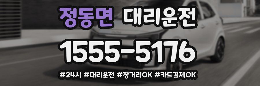 정동면 대리운전