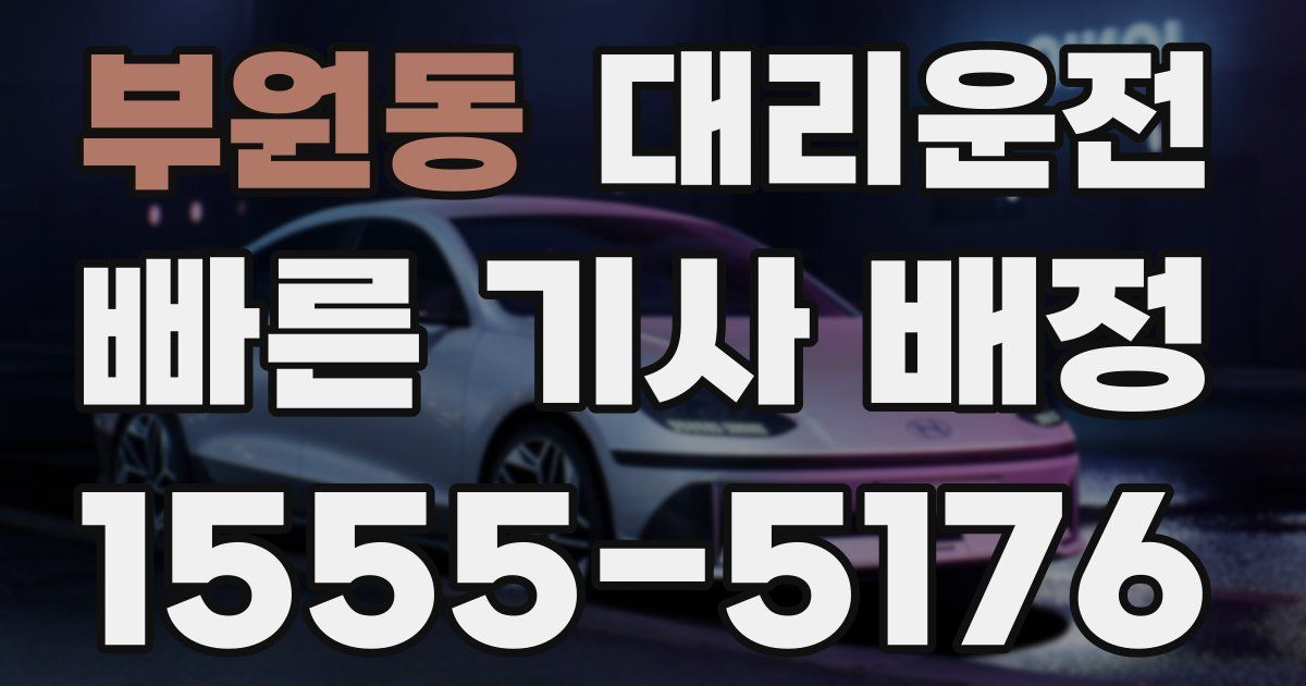 일일대리기사