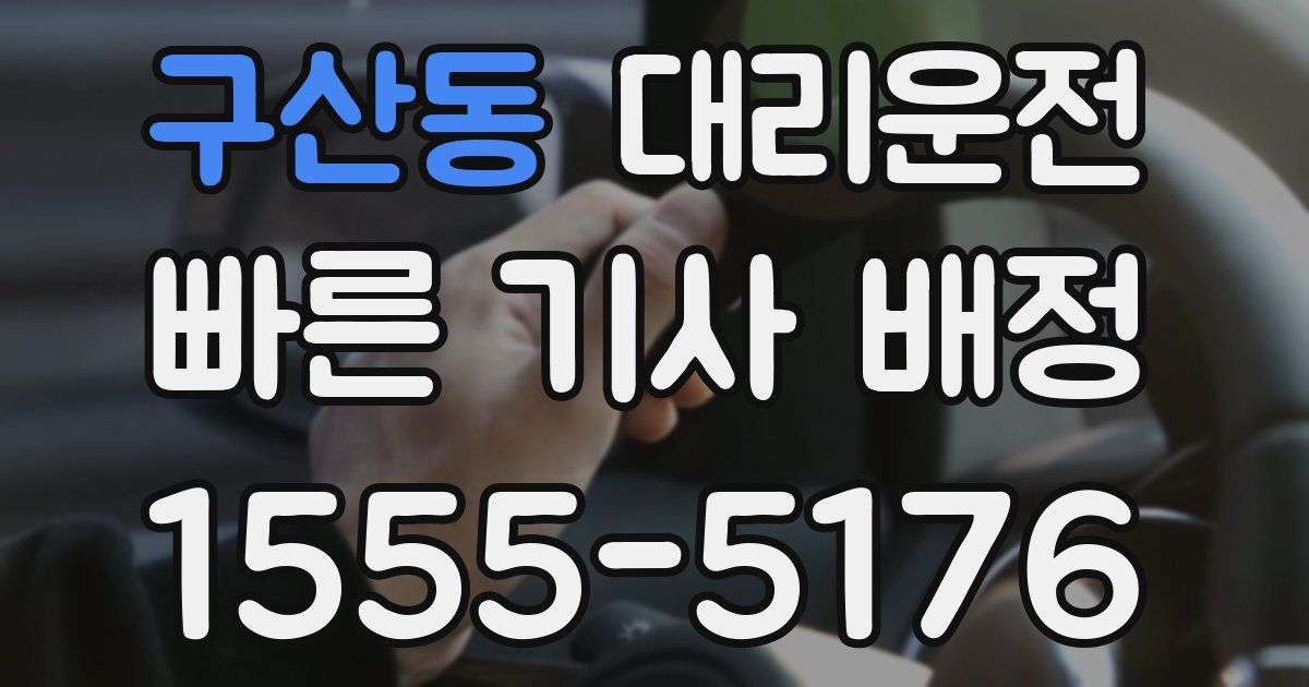 일일대리기사