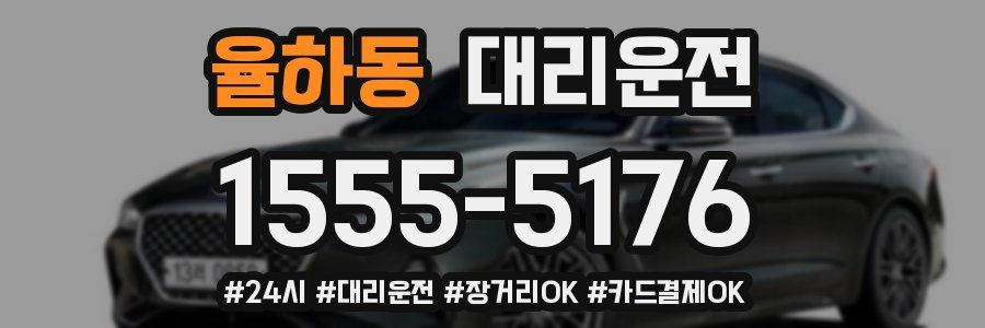 율하동 대리운전