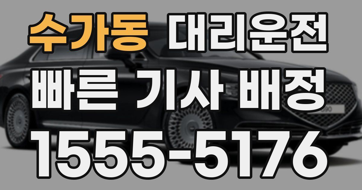 일일대리기사
