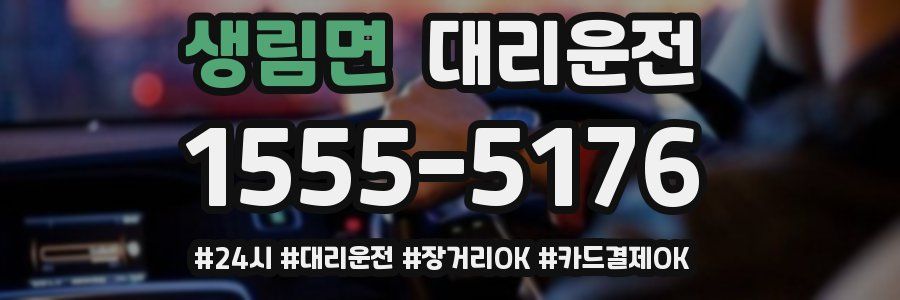 생림면 대리운전
