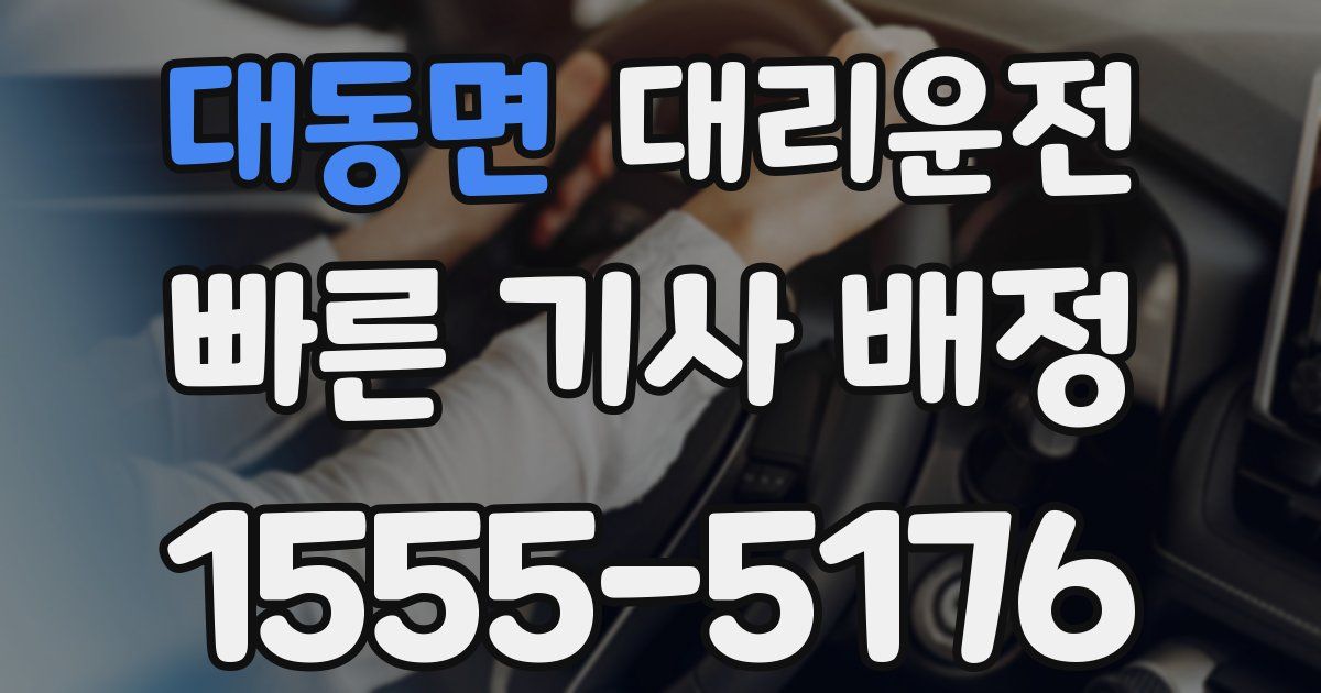 일일대리기사