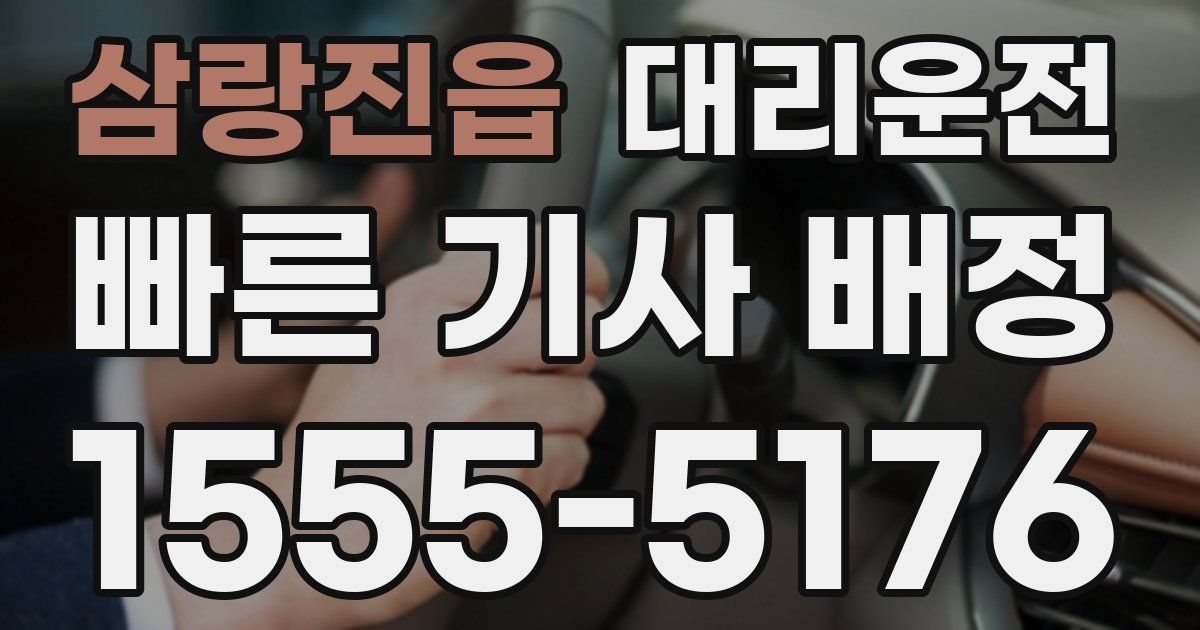 일일대리기사