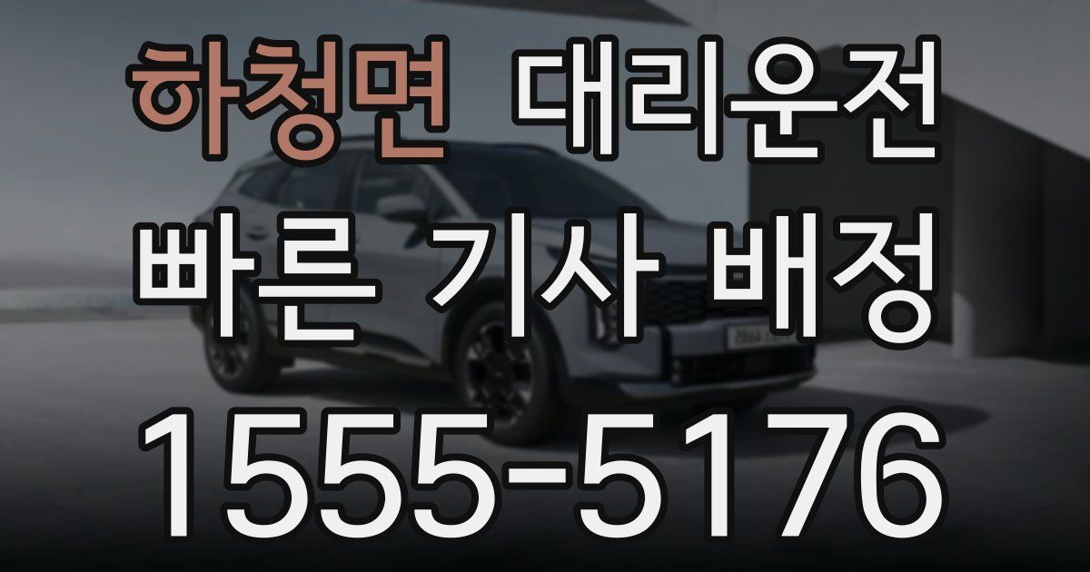 일일대리기사