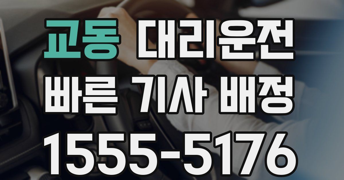 일일대리기사