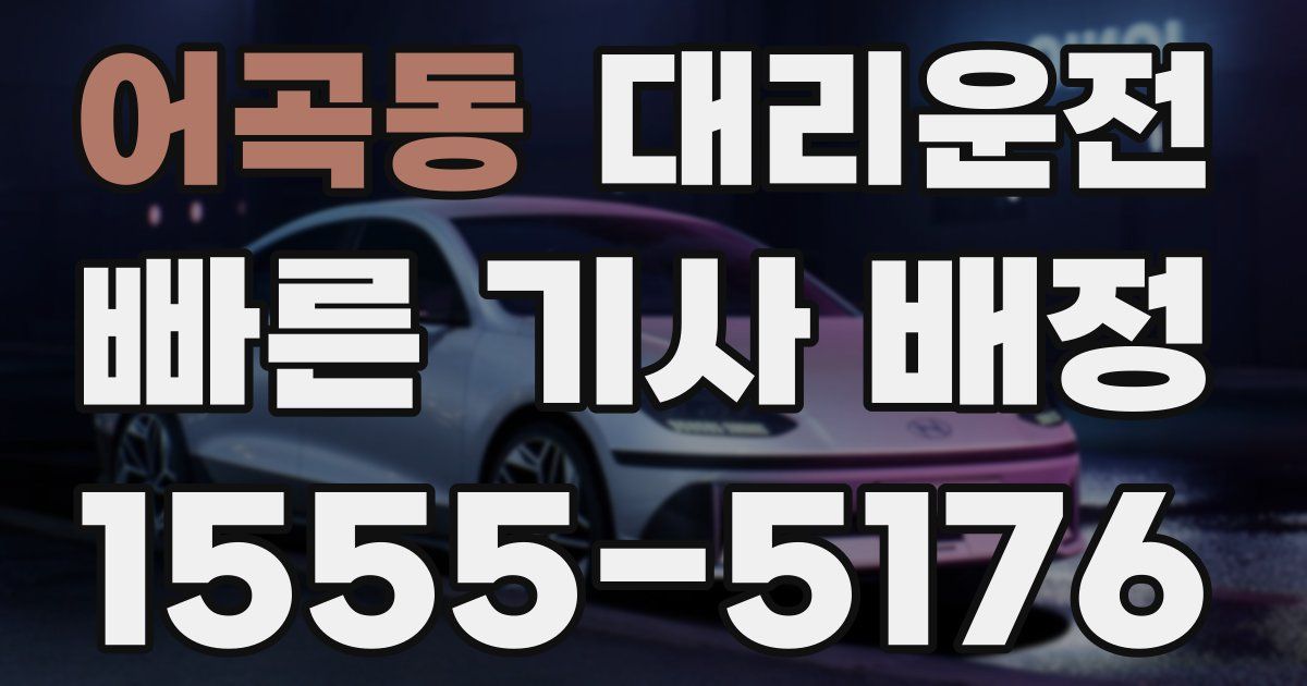 일일대리기사